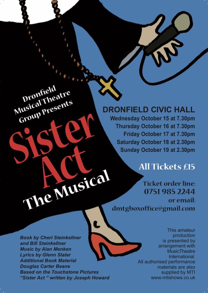 Dronfield Musical Theatre Company’s Sister Act The Musical – 15 October 2025, Dronfield Civic Hall