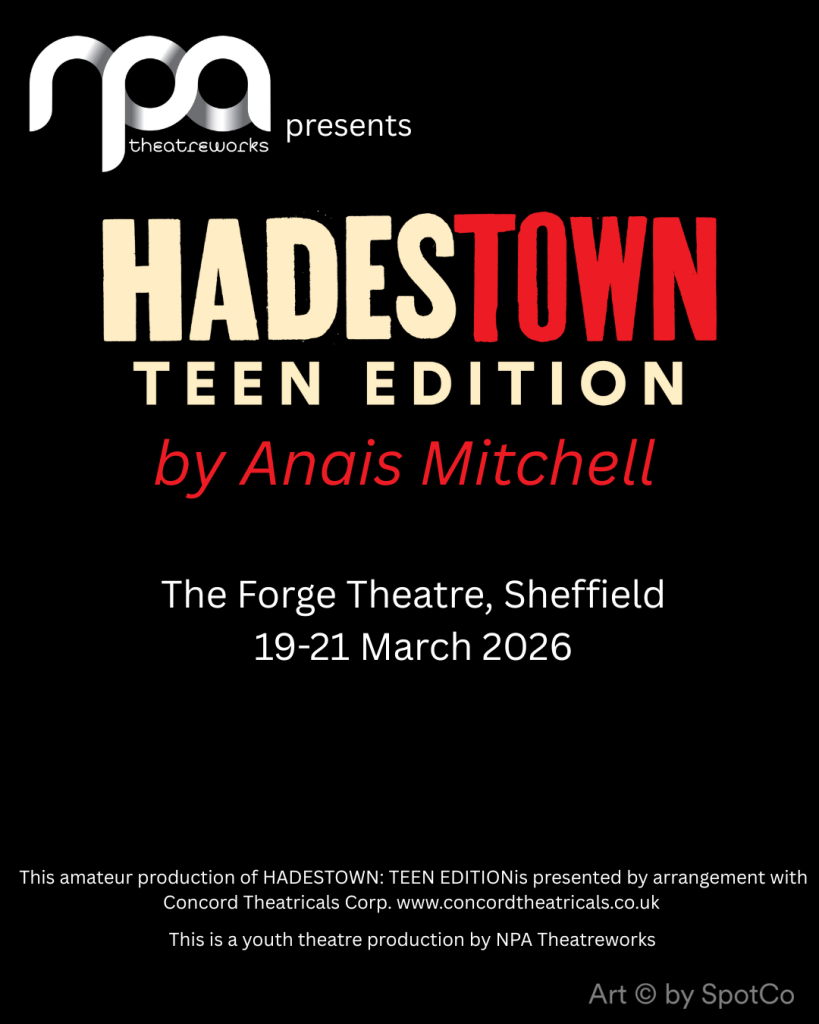 NPA Theatreworks’ Hadestown Teen Edition – 19 March 2026, The Forge Theatre