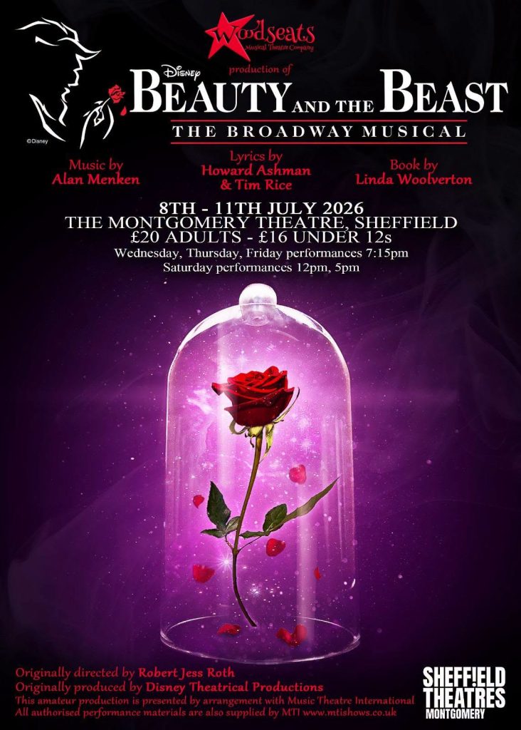 Woodseats Musical Theatre Company’s Disney’s Beauty And The Beast: The Broadway Musical – 7 July 2026, Montgomery Theatre