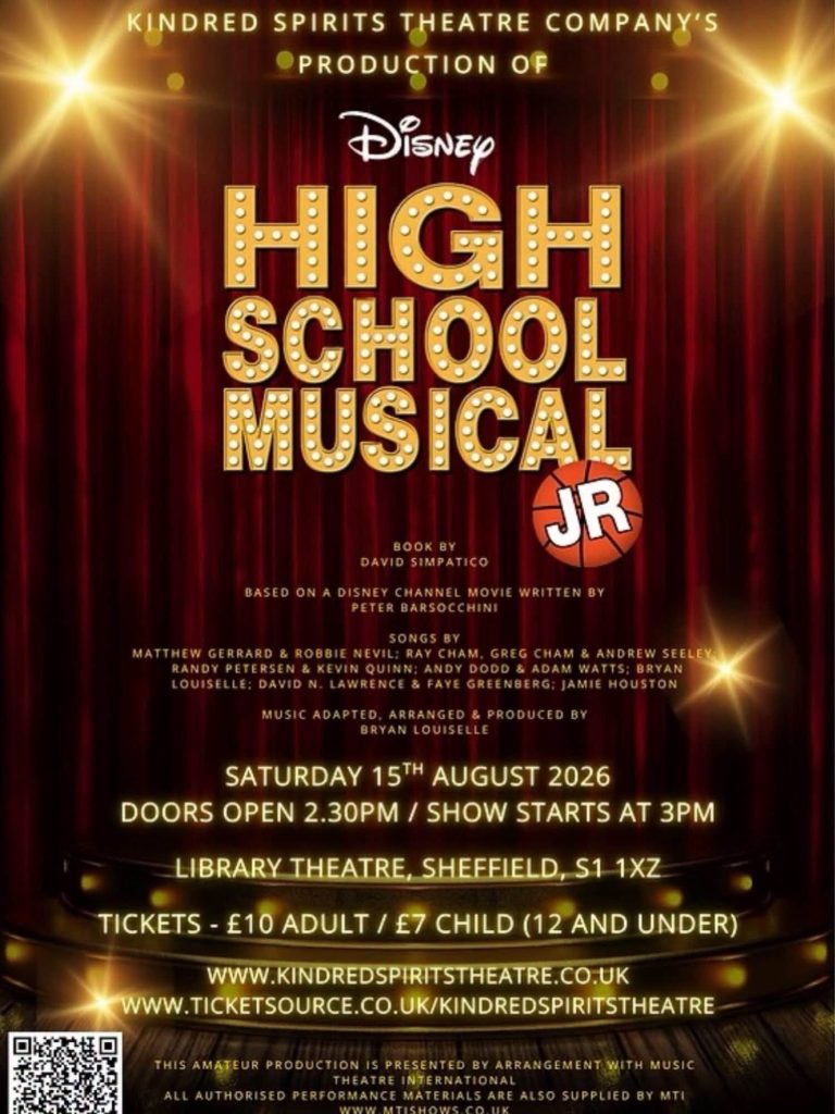 Kindred Spirits Theatre Company’s High School Musical Jr. – 15 August 2026, Library Theatre